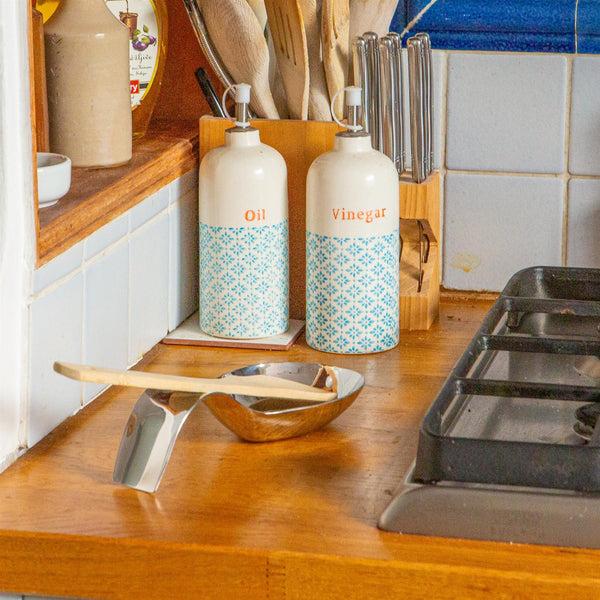 Nicola Spring Stainless Steel Spoon Rest