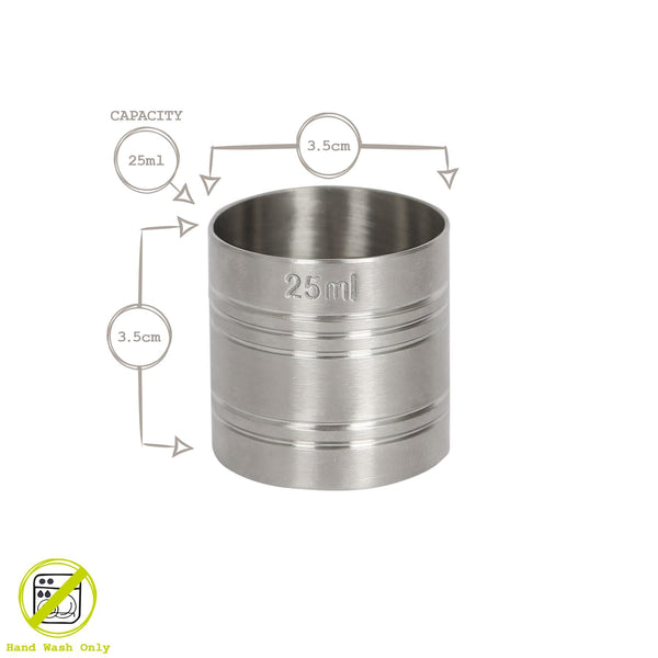 Nicola Spring Stainless Steel Thimble Measure