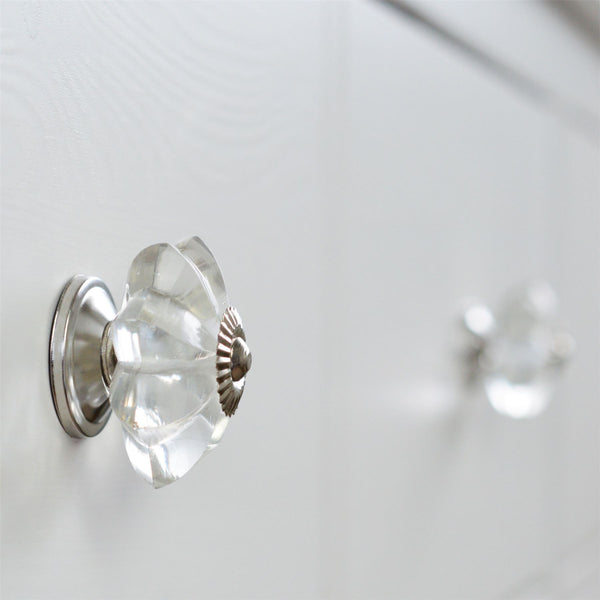 Nicola Spring Star Glass Door Knob