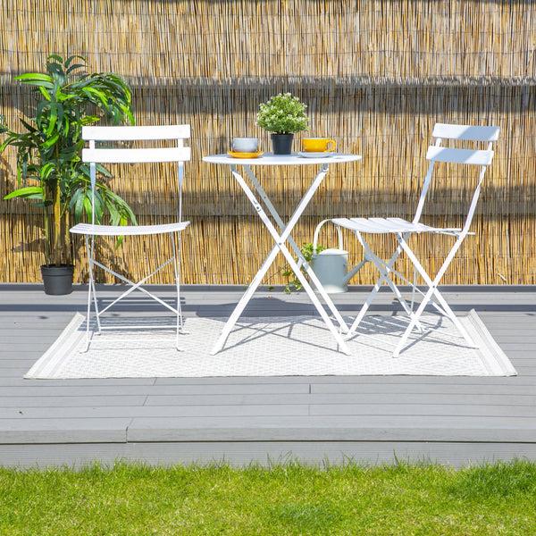 Nicola Spring Two-Seater Round Bistro Set