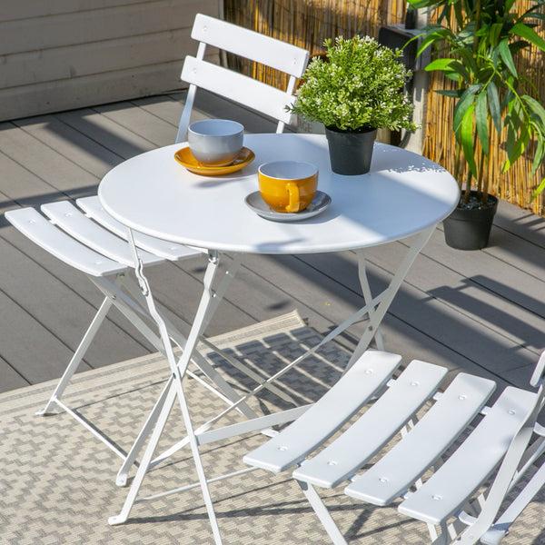 Nicola Spring Two-Seater Round Bistro Set