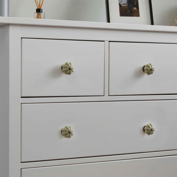 Nicola Spring Vintage Floral Ceramic Cabinet Knob