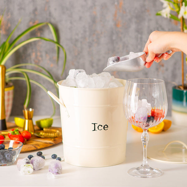 Nicola Spring Vintage Ice Bucket With Scoop