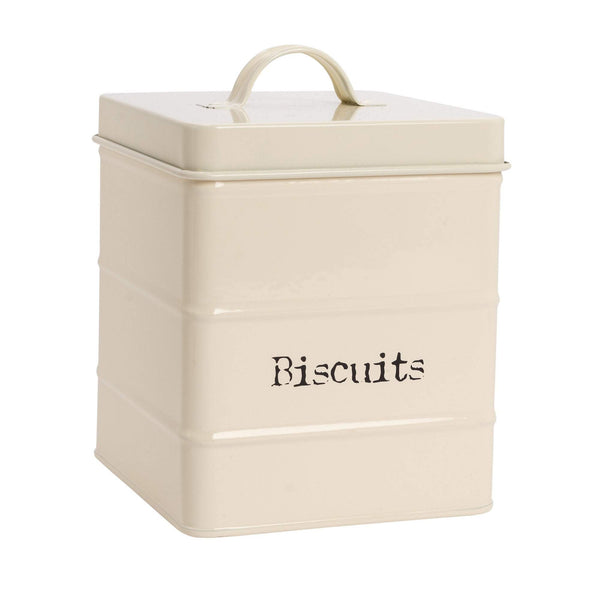 nicola spring Vintage Metal Biscuit Tin