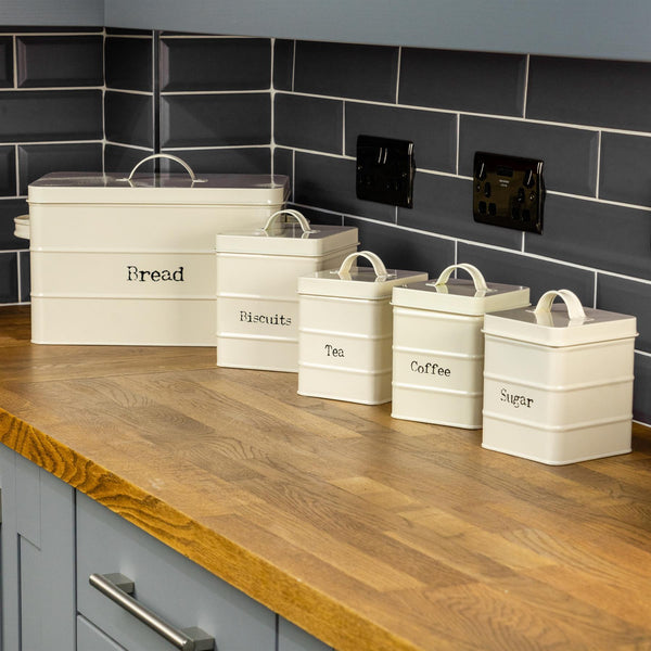 Nicola Spring Vintage Metal Bread Bin