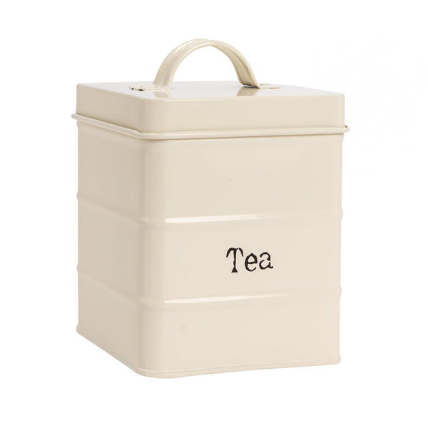 Nicola Spring Vintage Metal Tea Canister