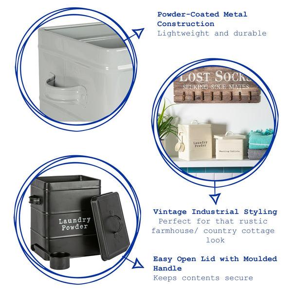 Nicola Spring Vintage Washing Tablets Tin