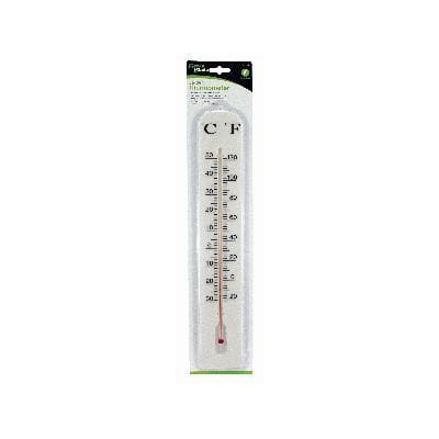 nicola spring White Plastic Garden Thermometer