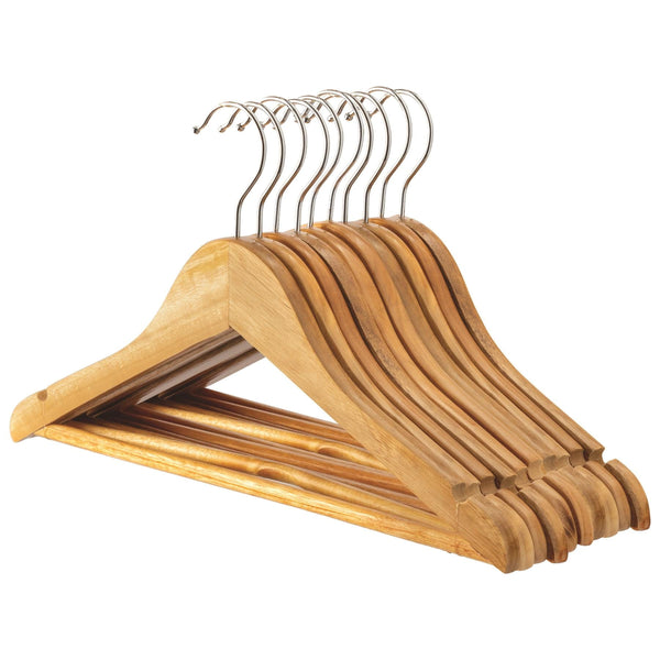 Nicola Spring Wooden Children's Hangers - Pack Of 10