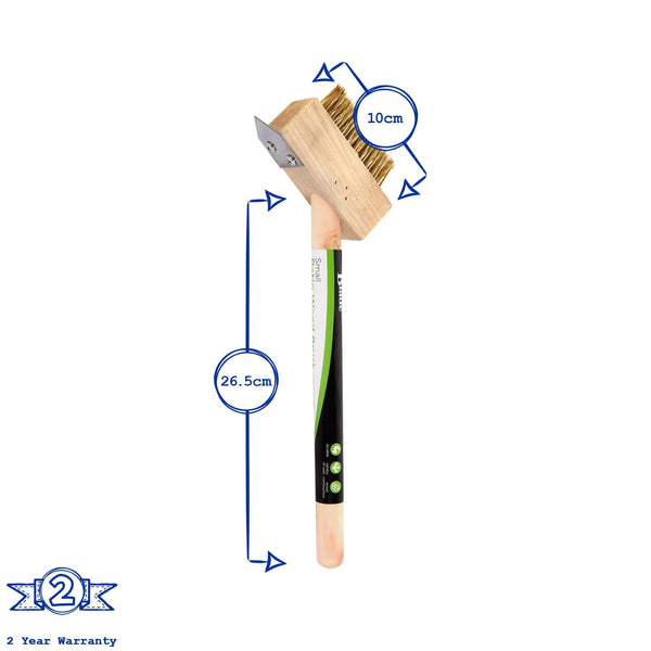 Nicola Spring Wooden Handle Weed Brush