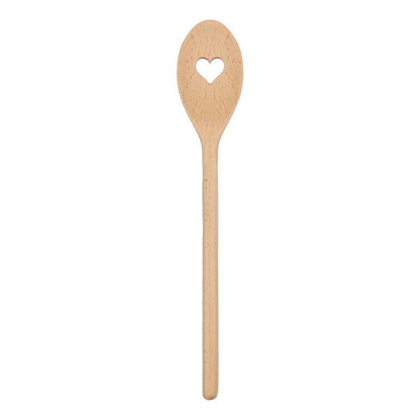 nicola spring Wooden Heart Cooking Spoon - 30cm