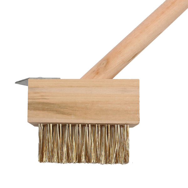 Nicola Spring Wooden Long Handle Weed Brush - 120cm