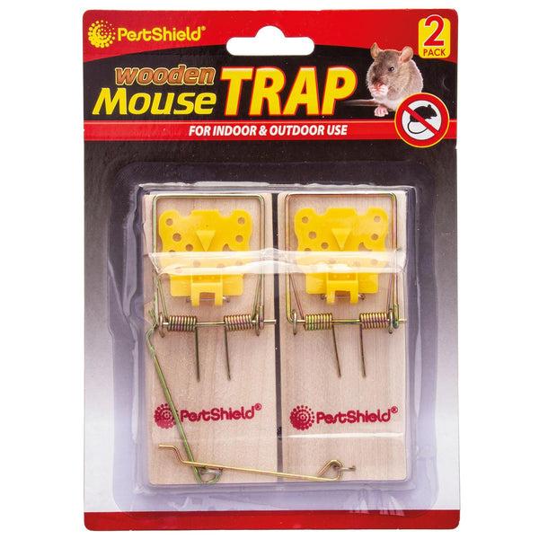 nicola spring Wooden Mouse Traps - Pack of 2
