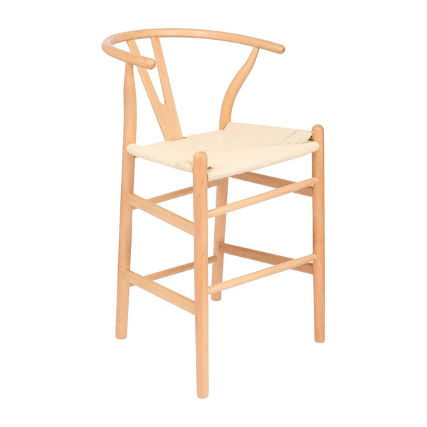 nicola spring Wooden Wishbone Bar Stool