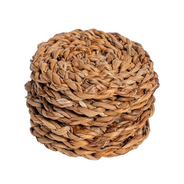 nicola spring Woven Seagrass Coasters - Pack of Six