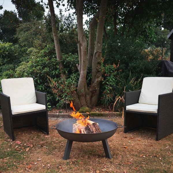 Nicola Spring XL Cast Iron Fire Pit 100cm