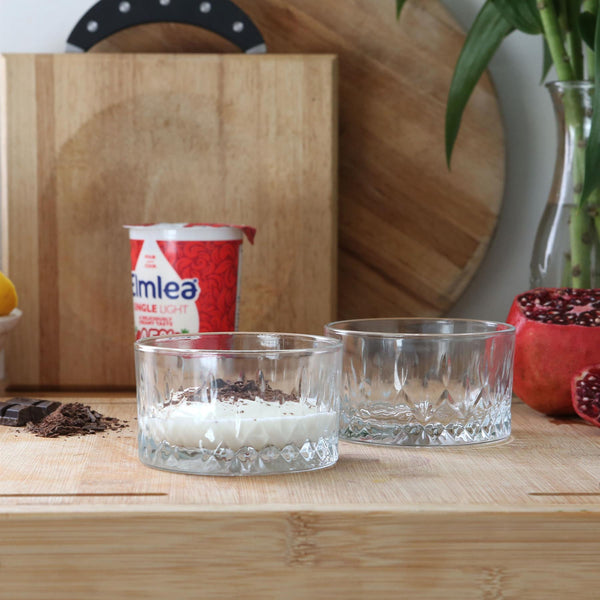 Nicola Spring Odin Glass Snack Bowls - 9.5cm - Pack Of Two