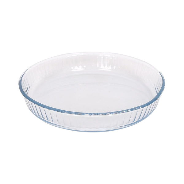 nicola spring Optical Round Glass Oven Dish - 26cm x 26cm