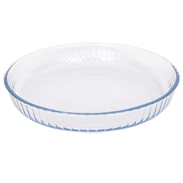 nicola spring Optical Round Glass Oven Dish - 32cm x 32cm