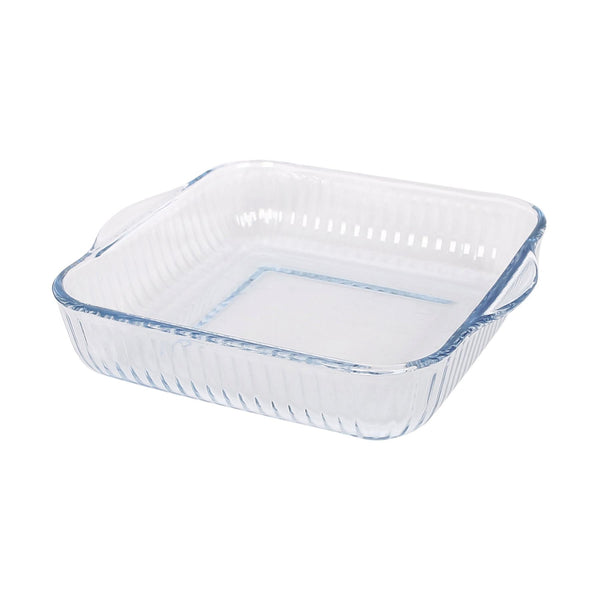 nicola spring Optical Square Glass Oven Dish - 24cm x 21cm