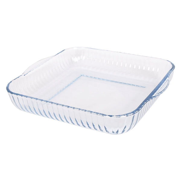 nicola spring Optical Square Glass Oven Dish - 30cm x 27.5cm
