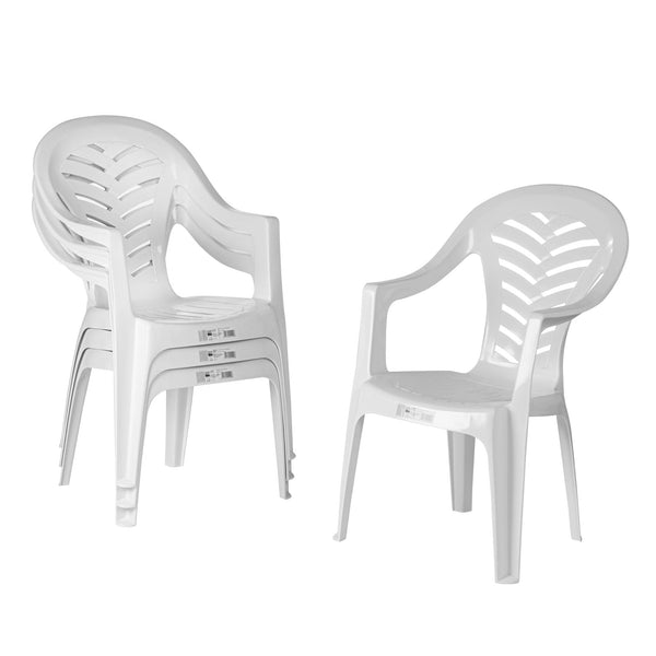 nicola spring Palma Garden Dining Chairs - Pack of Four