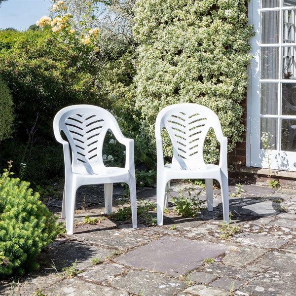 Nicola Spring Palma Garden Dining Chairs - Pack Of Six