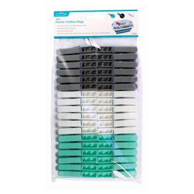 nicola spring Plastic Clothes Pegs - 7cm - Multicolour - Pack of 36