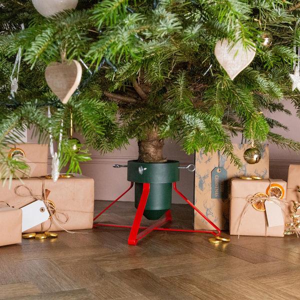 Nicola Spring Premium Real Christmas Tree Stand - Medium