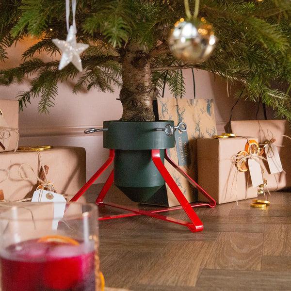 Nicola Spring Premium Real Christmas Tree Stand - Medium