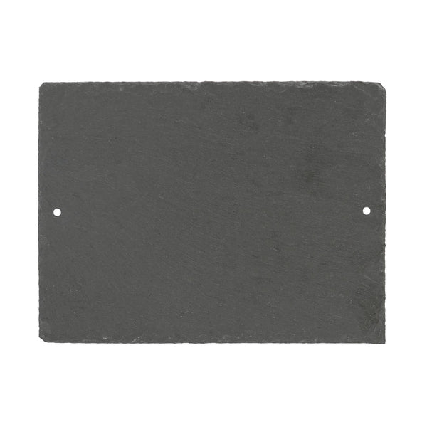 nicola spring Rectangle Blank Slate House Sign - 20cm x 15cm