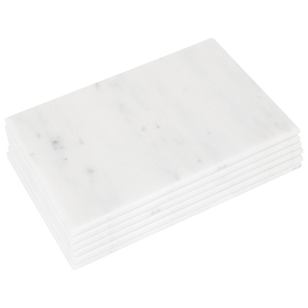 nicola spring Rectangle Marble Placemats - 40cm x 30cm - Pack of 6