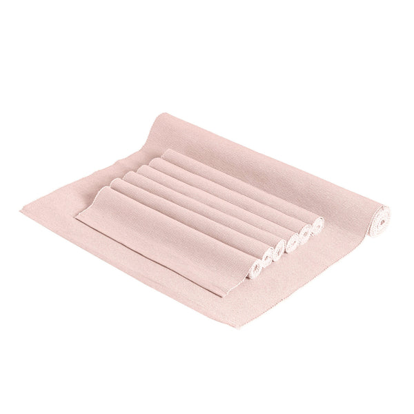 nicola spring Ribbed Cotton Placemats with Table Runner