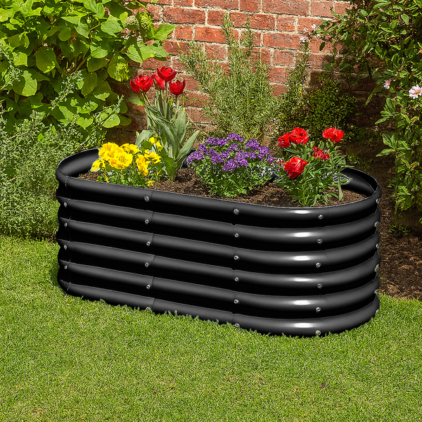 Nicola Spring Rounded Raised Garden Bed - 120cm X 60cm X 60cm