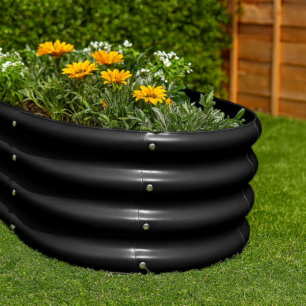 Nicola Spring Rounded Raised Garden Bed - 120cm X 60cm X 60cm