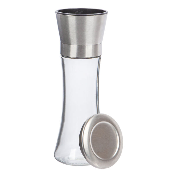 Nicola Spring Silver 180ml Stainless Steel Salt & Pepper Mill