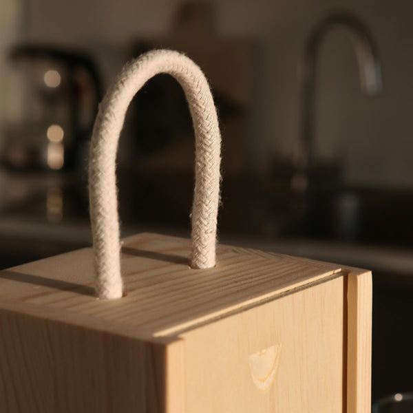 Nicola Spring Single Bottle Wooden Champagne Wine Box