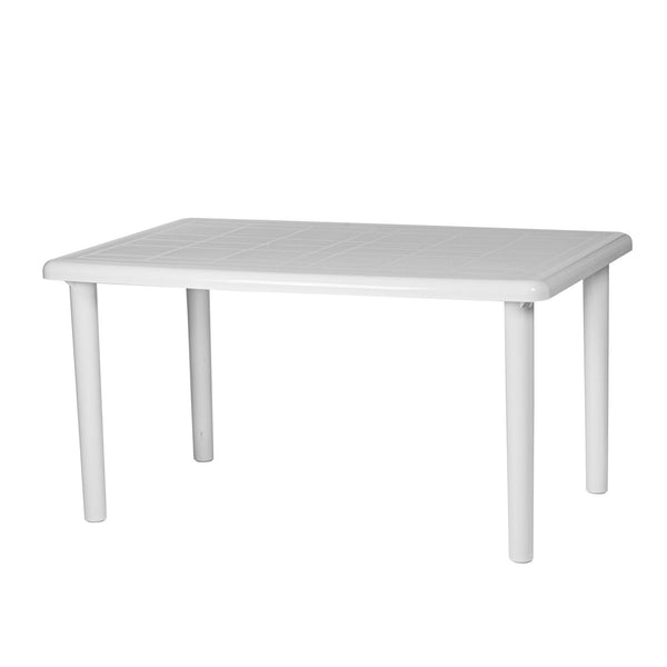 nicola spring Six-Seater Rectangular Olot Garden Dining Table 140cm x 90cm