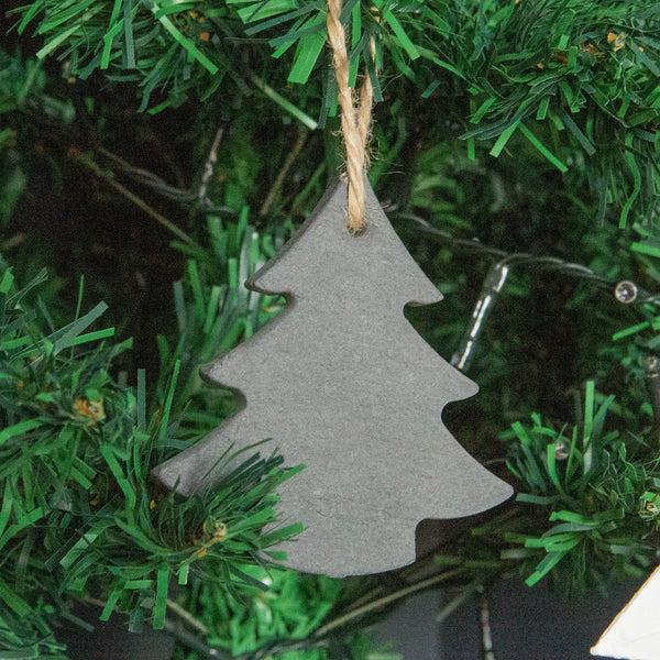 Nicola Spring Slate Christmas Tree Decoration - Pack Of Six