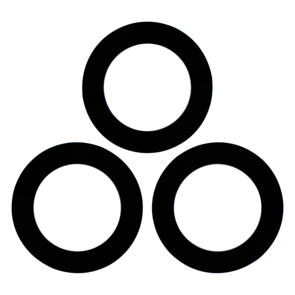 nicola spring Small Glass Storage Jar Seals - Pack of Six