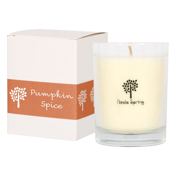 nicola spring Soy Wax Scented Candle - 160g - Pumpkin Spice