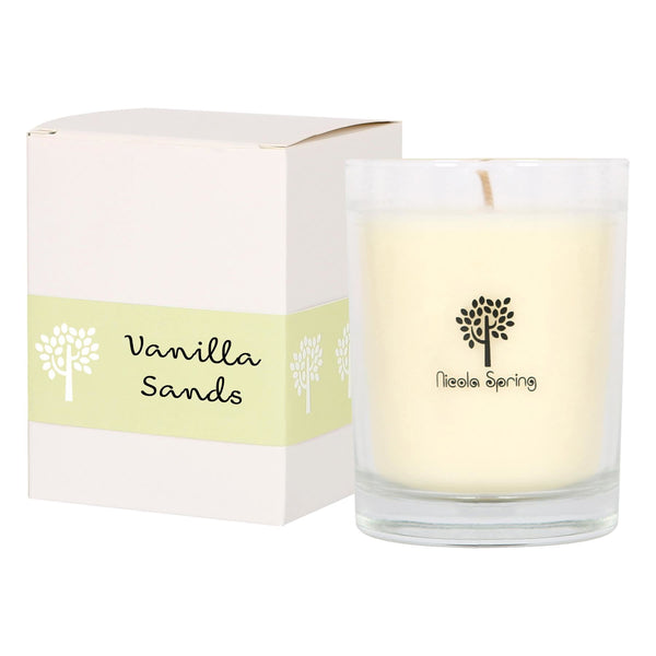 nicola spring Soy Wax Scented Candle - 160g - Vanilla Sands