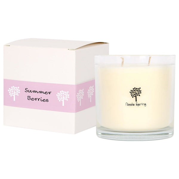 nicola spring Soy Wax Scented Candle - 400g - Summer Berries