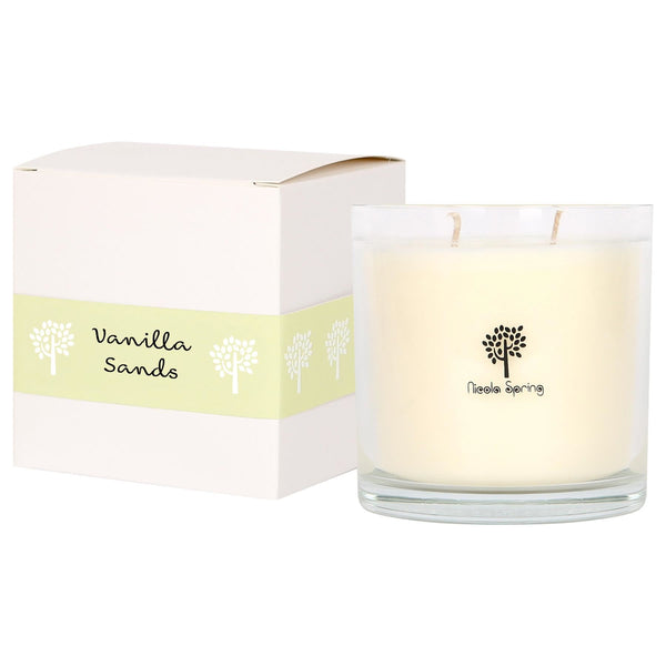 nicola spring Soy Wax Scented Candle - 400g - Vanilla Sands