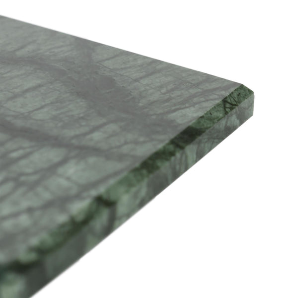 Nicola Spring Square Marble Coasters - 10cm - Green - Pack Of 6