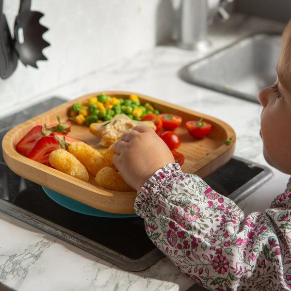 Nicola Spring Square Open Bamboo Suction Dinner Set