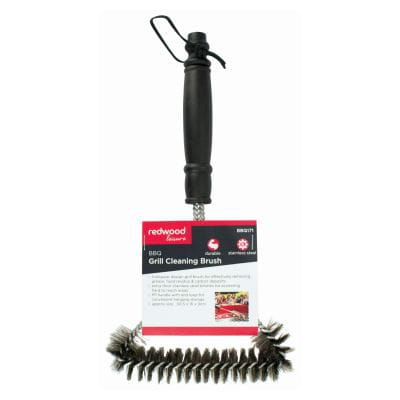 nicola spring Stainless Steel BBQ Cleaning Brush - 30.5cm