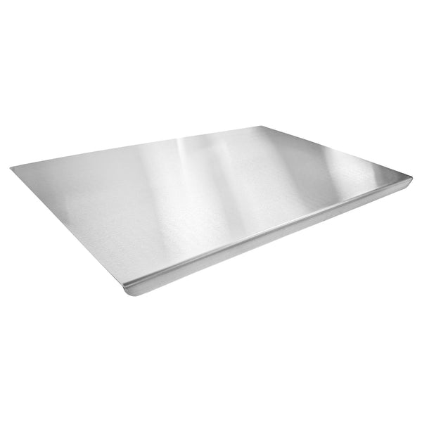 nicola spring Stainless Steel Counter Edge Chopping Board - 60 x 40cm