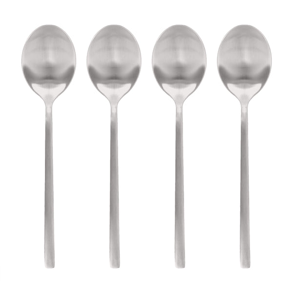 nicola spring Stainless Steel Dessert Spoons - 20cm - Pack of Four