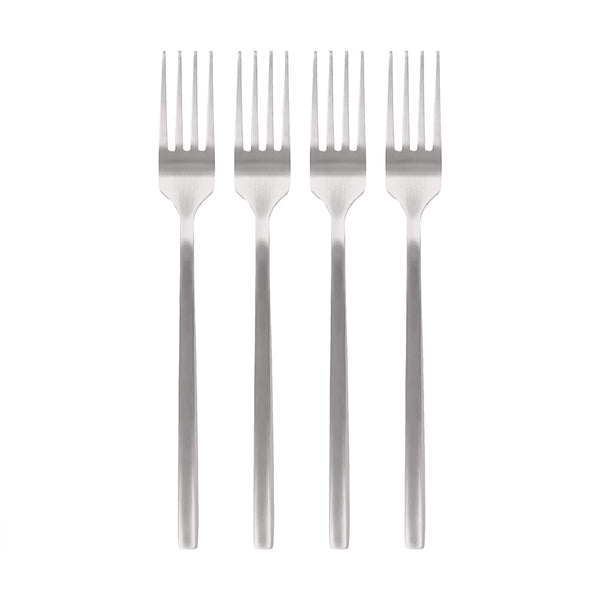 nicola spring Stainless Steel Dinner Forks - 19.5cm - Pack of Four
